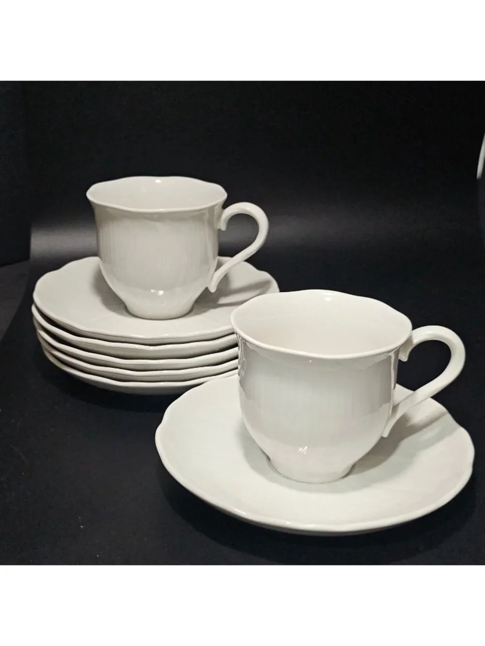 6 Mikasa Spring Magnolia Saucer Plates 6
